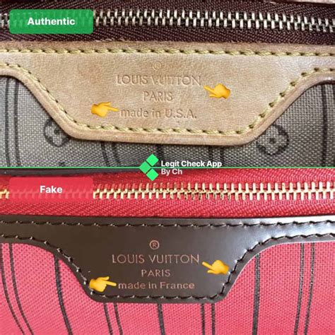 how can u tell a fake louis vuitton bag|authentic louis vuitton label.